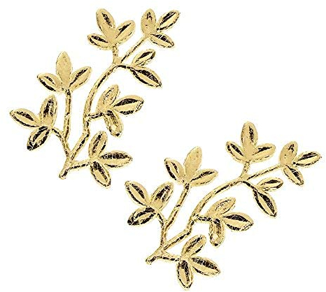 KnorrPrandell 8306265 Wachs-Zweig, 35 x 22 mm, gold