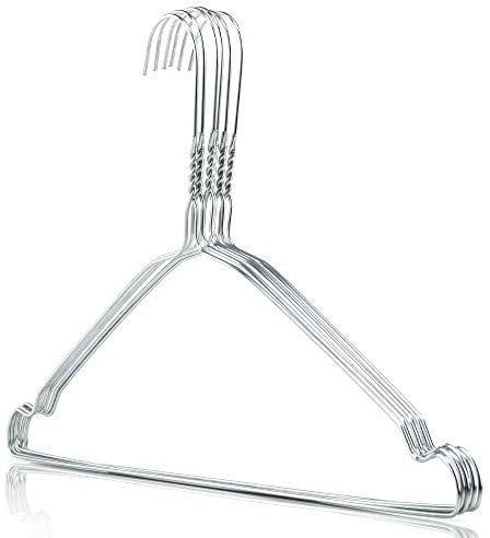 Hangerworld 10 zincato argento metallo gancio 41cm filo gancio uso domestico pulizia