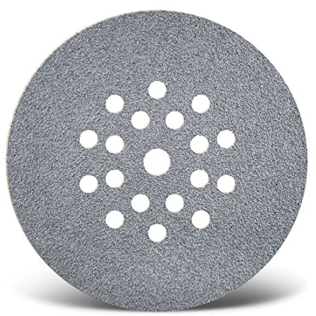 MENZER Platinum Klett-Schleifscheiben, 225 mm, 19-Loch, f. Trockenbauschleifer, Halbedelkorund (25 Stk.) K400