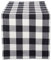 DII Buffalo Check Collection Chemin de Table Classique Farmhouse 35,6 x 182,9 cm, Noir et Blanc