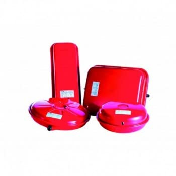 Elbi Vaso de expansión plano ERP ret-8 para calderas a membrana fija homologado 8lt – 3bar – + 90øc Rojo 1140701 garantía 2 años.