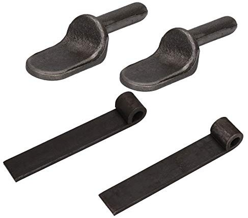 Charnière du hayon hayon camion remorque broches plat soudé sur l'attache 2 Pack