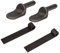 Charnière du hayon hayon camion remorque broches plat soudé sur l'attache 2 Pack