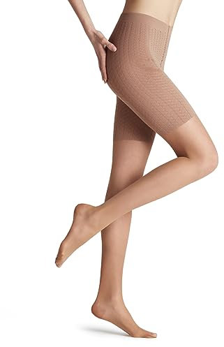 FALKE Damen Strumpfhose Cellulite Control 20 DEN W Ti transparent gegen Cellulite 1 Stück, Hautfarben Powder 4069, M