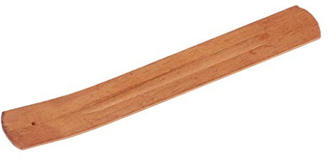 Buwei Porta Bastoncini di incenso in Legno Naturale Supporto per bruciatore di Cenere di Cenere Decorazione della casa