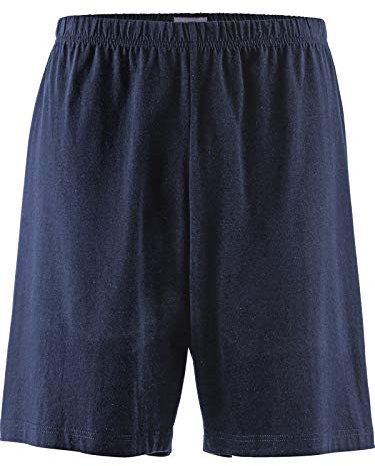 Charles Colby Herren Kurze Schlafhose Lord Mycroft dunkelblau, 5XL (XXXXXL) - 72/74
