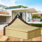 Outdoor Schattennetz,Einfacher Zu Hängendes Schattiernetz,Beige Sichtschutznetz,Beständige Garden Sonnenschutznetz,für Home Flowers Patio Balkon Pflanze,Anpassbare (3x4m)