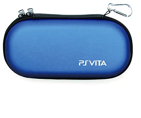 ELIATER PlayStation Vita Carring Case Portable Travel Pouch Cover Zipper Bag Compatible for Sony PSVita 1000 2000 Game Console (Blue)