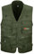HZQIFEI Uomo Gilet da Pesca Multitasche Giubbino da Lavoro Smanicato Traspirante Outdoor Vest JRC Safari Giacche Gilet (Verde Militare, XXL)