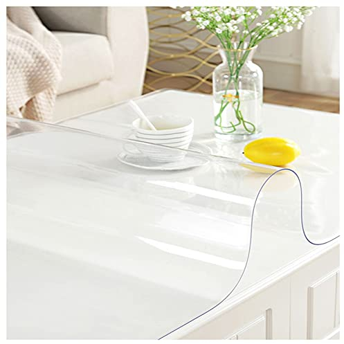 GYUEZX Mantel Transparente PVC Impermeable Resistente al Aceite y Resistente a Altas temperaturaspara,para mesas de Cocina,mesas de Comedor café,Rectangular (Grosor:1mm,Talla:30x35cm/11.8x13.8in)