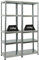 PROREGAL Mega Deal 2er-Sparset Metallregal Steel Eagle 180x60x40cm Fachlast 130kg Verzinkt Schwerlastregal, Küchenregal, Kellerregal, Steckregal, Garagenregal, Lagerregal