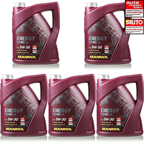 QR-Parts Set 85448635 MN7907-5 25L Original MANNOL Energy Combi LL 5W-30 API SN/CF Öl Motoröl