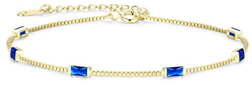 LOUISA SECRET Gold Armband Damen 925 Sterling Silber 14k Vergoldet Zirkonia Armbänder Damen Verstellbar Armkette Valentinstag Muttertag Geburtstags Weihnachts geschenke für Sie Frauen Freundin mama