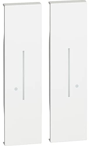 BTICINO LIVING-NOW COVER DOPPIO LUCI WIRELESS BIANCO KW36M2