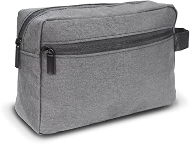 NeuWee Kulturtasche für Herren Frauen, Tragbare Kosmetiktasche Waschtasche Wasserabweisend Großer Stauraum Rasierentasche für Reisen und Sport (Hellgrau)