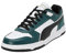 PUMA Unisex RBD GAME LOW Low-Top Trainers, PUMA WHITE-PUMA BLACK-MALACHITE-PUMA GOLD, 44 EU