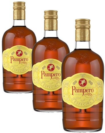 Pampero Añejo Especial | Premium- Rum | Aromatischer | Handgefertigt Aus Venezuela | 40% Vol | 700ml Einzelflasche | 3er Pack
