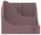 Exacompta - Réf. 69538D - 1 Pot à crayons Pen Wave Skandi Rose - 5 compartiments - 4 compartiments hauts pour les grands ustensibles et 1 compartiment bas pour les petits ustensiles