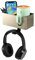 DramLan Desk Organizer with Headphone Hanger Desk Cup Holder for Storage Beverages Clip on Cup Holder Rotating Headphone Hanger and Detachable Storage (Champaign Gold)