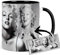 Marilyn Monroe Tasse Innen & Henkel Schwarz Keramikbecher Mug