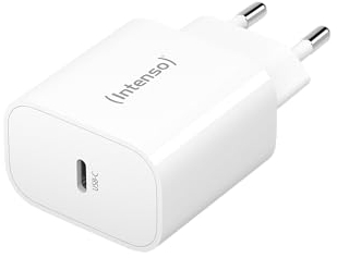 Intenso Power Adapter W20C, USB-C Ladegerät mit 20 Watt, weiß