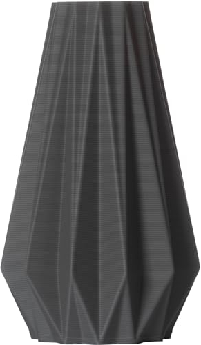 3D Vase Blumenvase Agneta S 16cm nachaltige Dekovase Dunkelgrau Deko Vase für Blumen