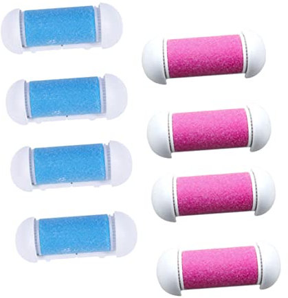 Healeved 24pcs Electronic Foot File Rollers Professional Replacement Heads Foot Care Tools Dead Skin Removal Roller Exfoliator