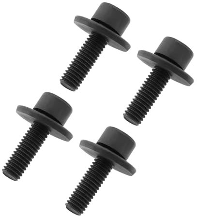 VGOL 4pcs 266133-3 Pince de Lame Boulon Hexagonal M6x20 Boulon de Fixation en Métal Accessoire Compatible avec Makita BSS611 DSS610 DSS611 Scie Circulaire, Noir