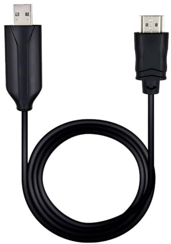 Jerilla USB 3.0 a HDMI Cable de Conversión con Chip 1.5m USB 3.0 a HDMI a 1080p 60hz Adaptabor de Tarjeta de Captura de Vídeo Convertidor Adecuado para HDTV Proyector PC