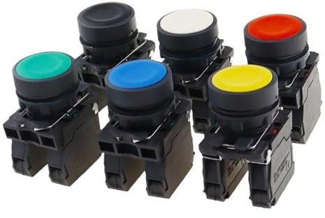 Flat Since Reset Point Action Button Switch 22 Green Red 1 Open 1 Close(2P,1NC)