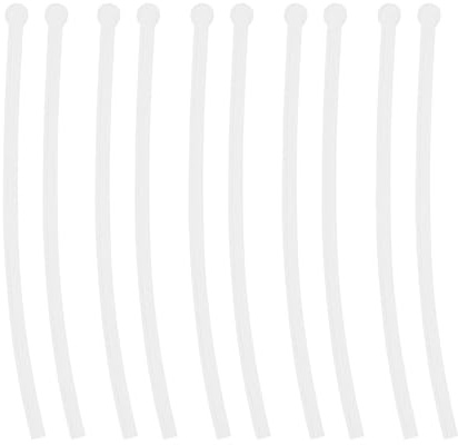 YINETTECH Ersatz-Endspitzen aus Silikon, 70 mm, rutschfeste Ohrsocken, kompatibel mit Air Spirit Titaniums-Bügeln, 5 Paar