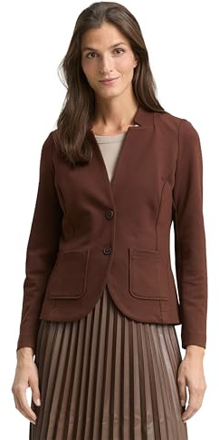 Tom Tailor Damen 1038703 Basic Ottoman Blazer mit Taschen (1er Pack)