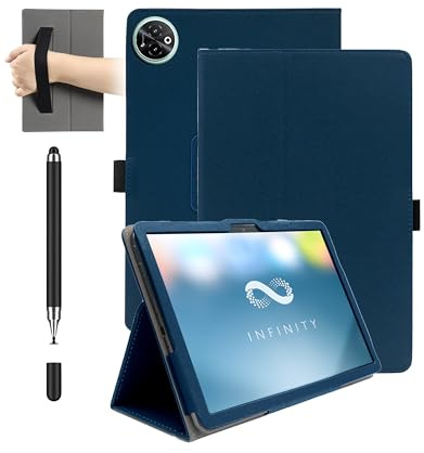 Magnetic Case for DOOGEE Tab E3 Max 14 inch Tablet - Shockproof with Pen Slot,daunke Waterproof,Anti-Scratch,Multi-Angle Stand,with Hand Strap,Slim Durable,Blue