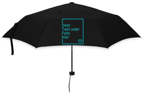 Schirm Personalisiert | Taschenschirm Selbst Gestalten Regenschirm (klein)