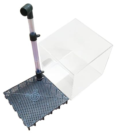 Stgfyxgs Boîte de Filtration sous-Gravier en Acrylique pour Aquarium avec Filtre