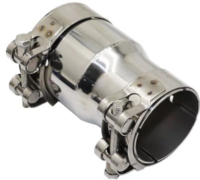 Tuyau D'échappement Adaptateur Réducteur Universel Raccord Tuyau Acier Inoxydable, Plusieurs Tailles Disponibles, Adapté Aux Adaptateurs D'échappement(I.D 60-67)