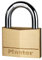 Master Lock 170EURD Cadenas à Clé en Laiton, Doré, 9,8 x 7 x 1,9 cm