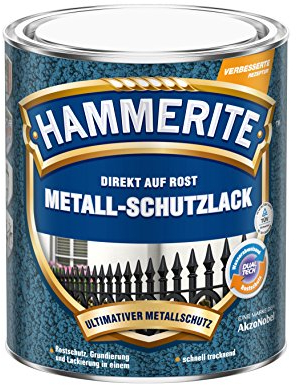 Hammerite 5087620 vernice effetto martellato Nero 250 ml