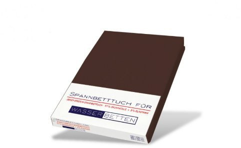 JERSEY STRETCH SPANNBETTLAKEN MOCCA 180x200-200x220 CM BRAUN WASSERBETT SPANNBETTTUCH BETTLAKEN LAKEN BETTTUCH KIRSTEN BALK