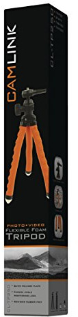 Camlink 9 Sections Flexible Foam Tripod for Camera