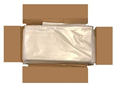 Tezraftaar® 200 Heavy Duty Rubbish Bin Bags Clear Sack Bin Liner 18 x 29 x 39 VIRGIN 200Gauge FREE EXPRESS DELIVERY