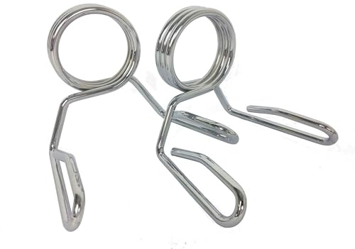 Tunturi Olympische Federclip Verschlüsse, Silber, one Size