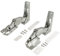 Spares2go Upper + Lower Integrated Door Hinge Kit for CDA Fridge Freezer