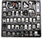 ele ELEOPTION Machine à Coudre kit Pieds-de-biche Multifonctionnel pour Machine à Coudre domistique Ourlet Pied de pièces Accessoires pour Brother Singer Lot de (42pcs)