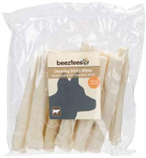 Beeztees Kaustangen Weiß - 10 Stück
