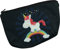 cosey Make-up Tasche, trendige Schminktasche und Kulturbeutel – Regenbogen Einhorn