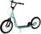 HOMCOM Kick Scooters for Kids with Adjustable Height, Anti-Slip Deck, Dual Brakes, Rubber Tyres, for Boys and Girls Aged 5+ Years Old - Blue