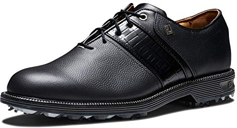 FootJoy Premiere Series Packard, Zapatos de Golf Hombre, Negro, 41 EU Ancho