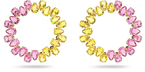 Swarovski Millenia Halskette, Swarovski Zirkonia und Kristall mit Kissenschliff, Weiß, Rhodiniert