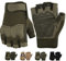 FIORETTO Mens Breathable Padded Fingerless Motorcycle Gloves Half Finger Gloves for Cycling Hiking Climbing Outdoor Sports